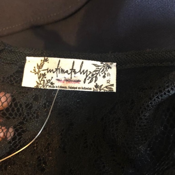 Free People Intimately Black Bodycon Mini Dress XS - Picture 4 of 7